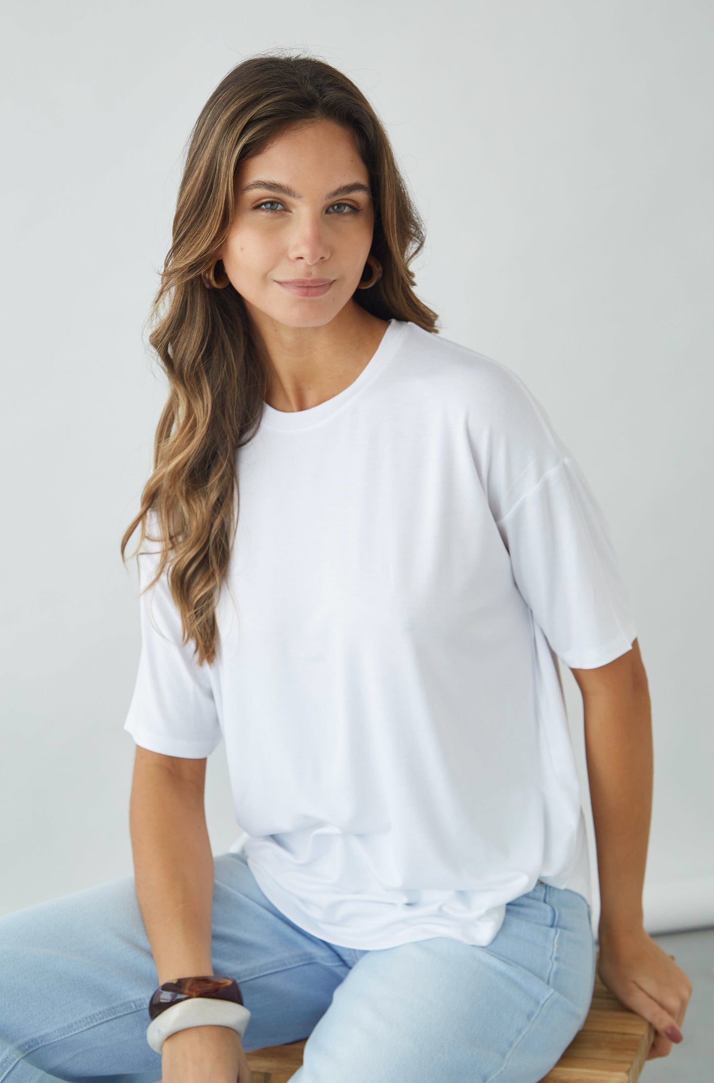 Blusa Split Off White