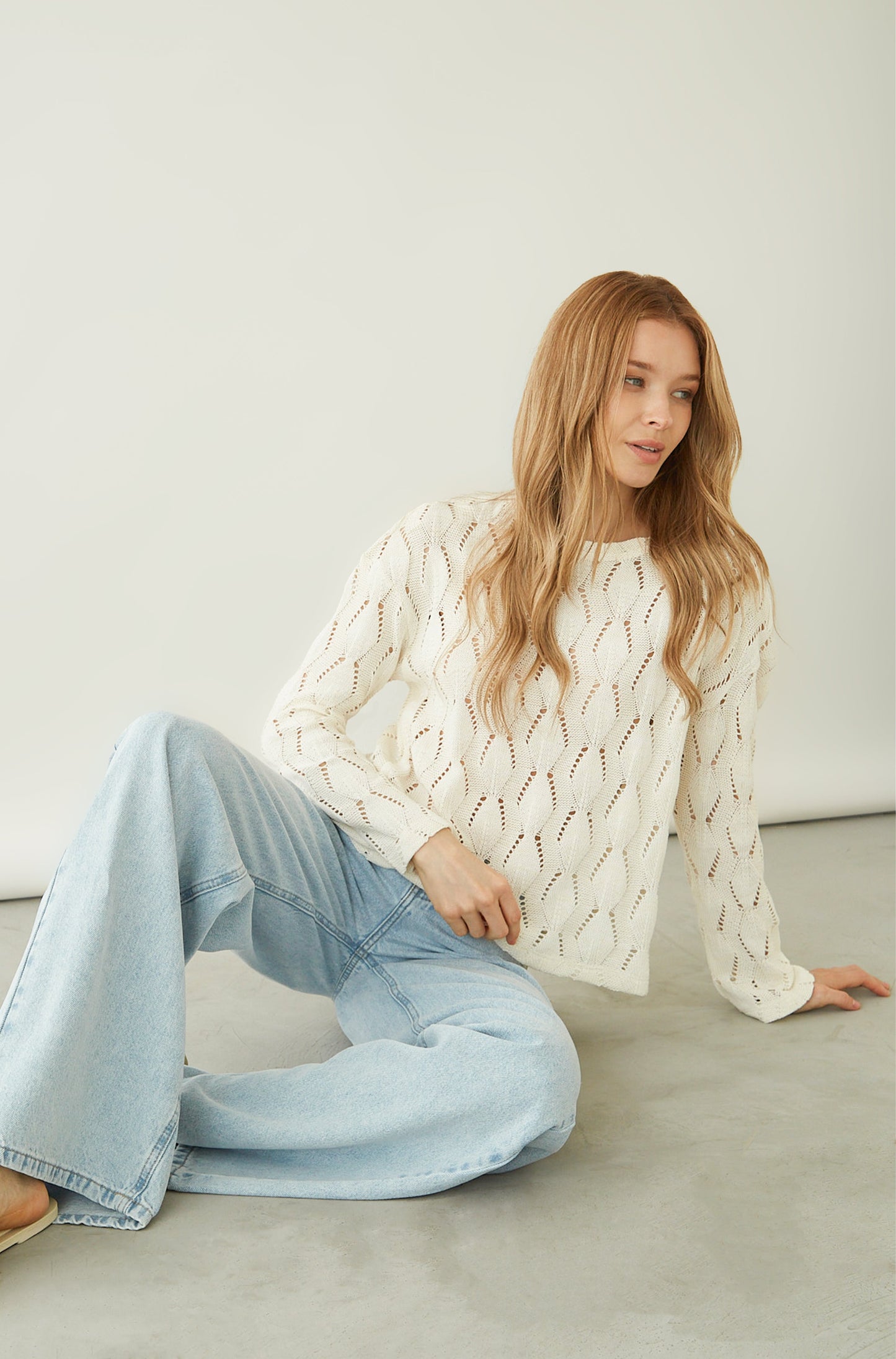 Blusa Waves Beige