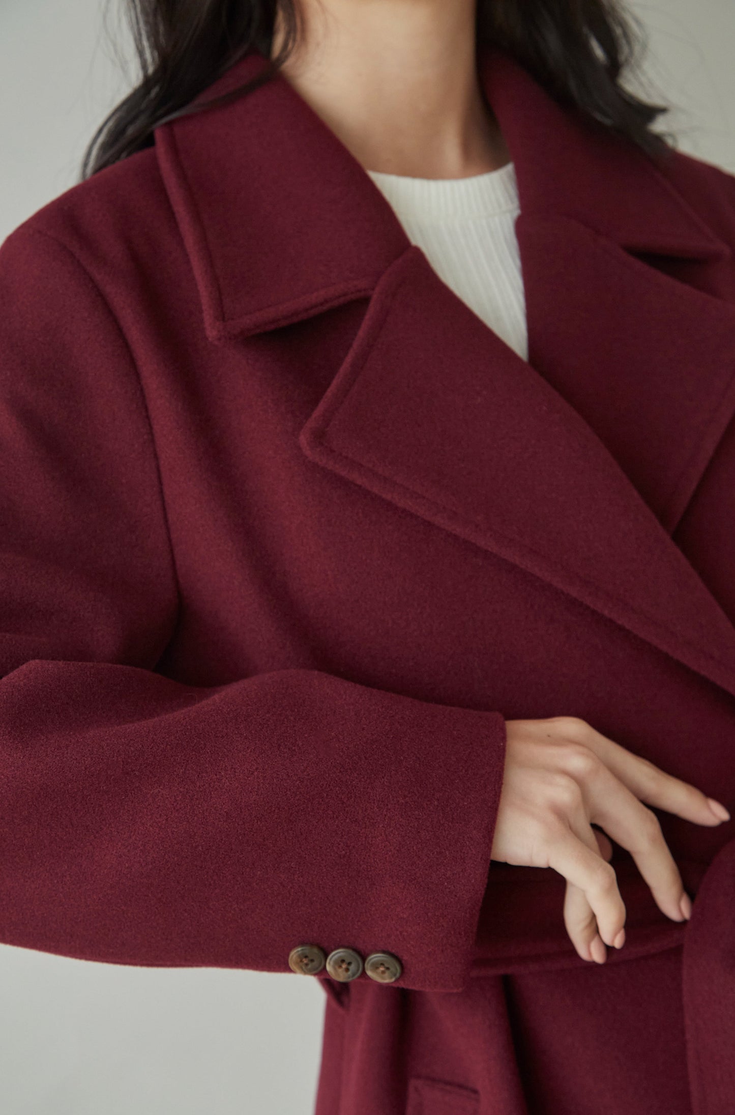 Abrigo Tanner Guinda