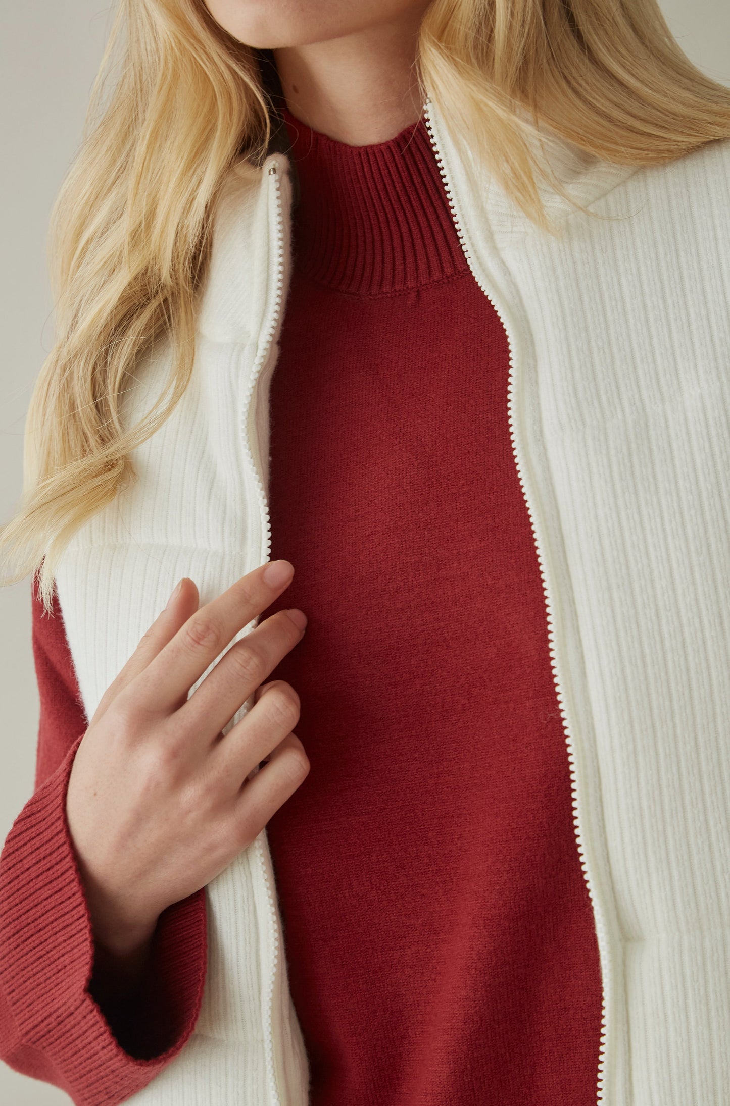 Chaleco Nesth Off White