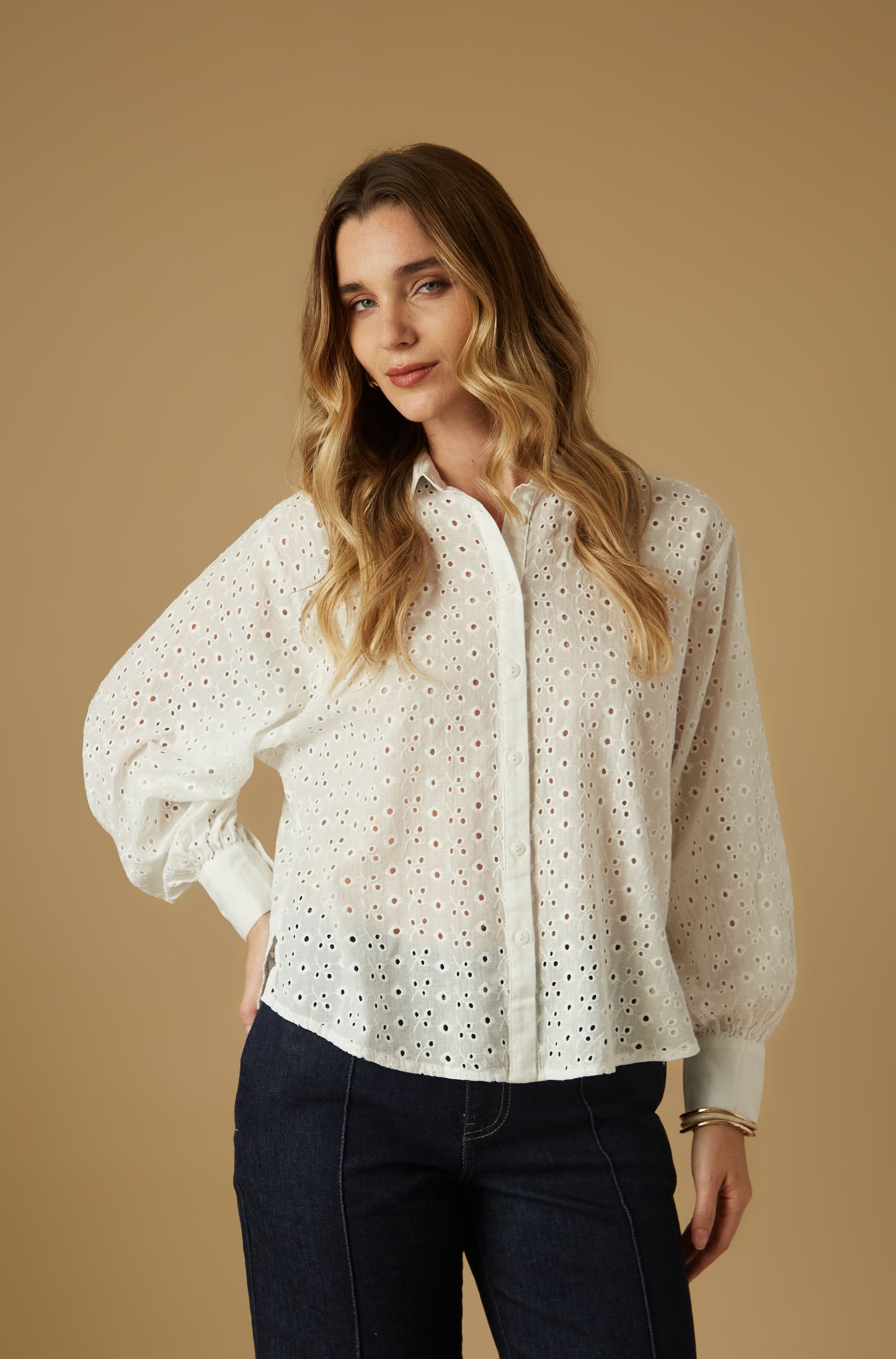 Blusa Lane Off White