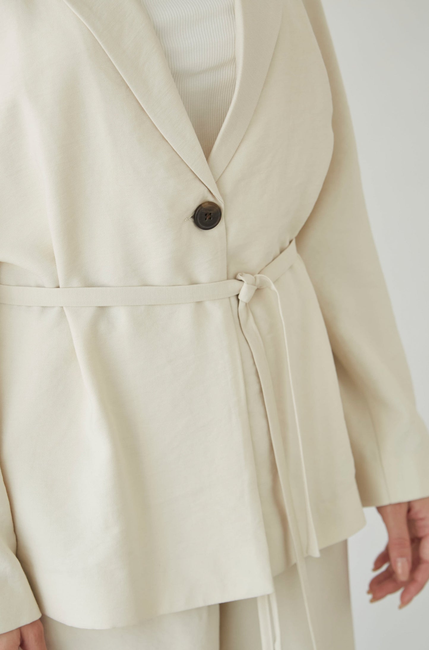 Blazer Brujula Crema