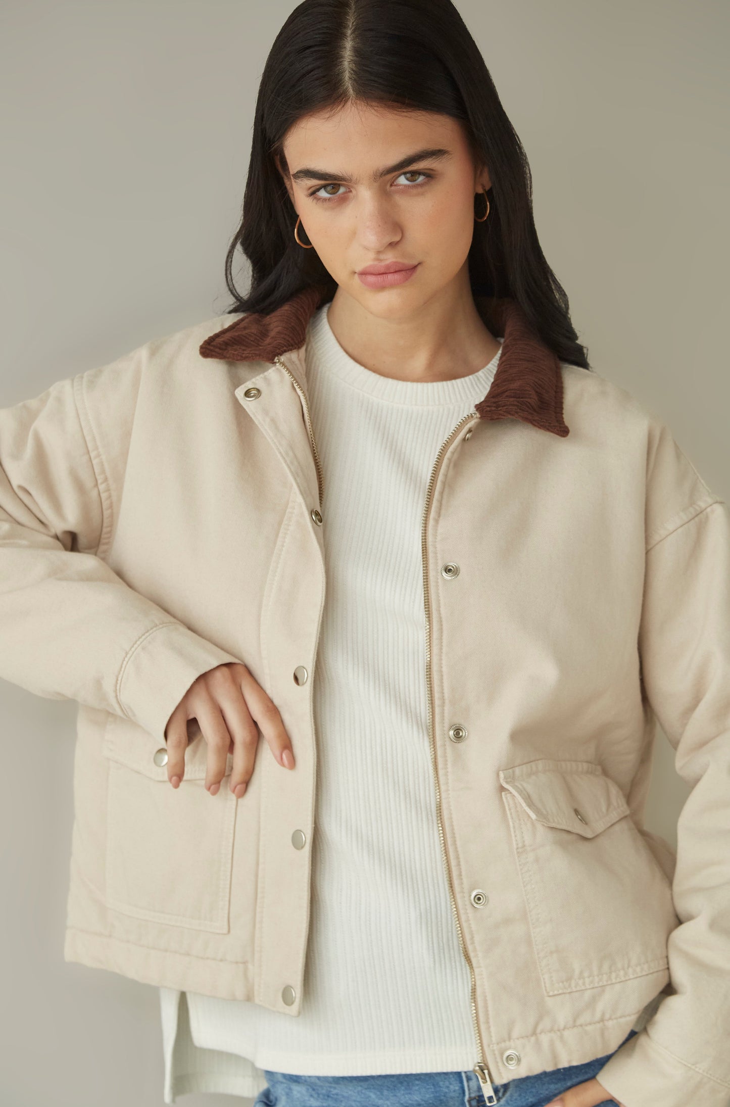 Chaqueta Jaden Beige