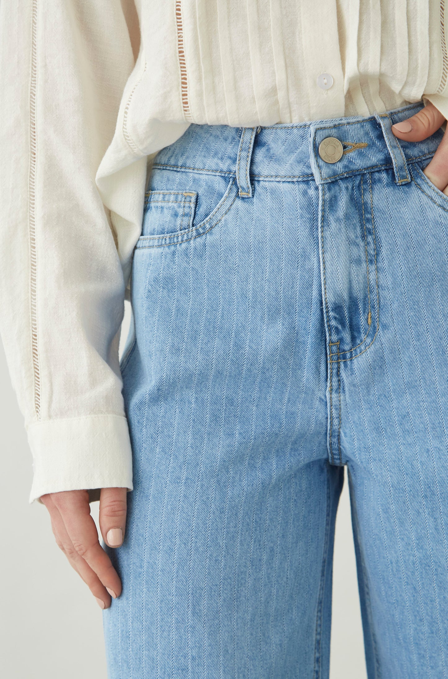 Jeans Martina Rayas Celeste