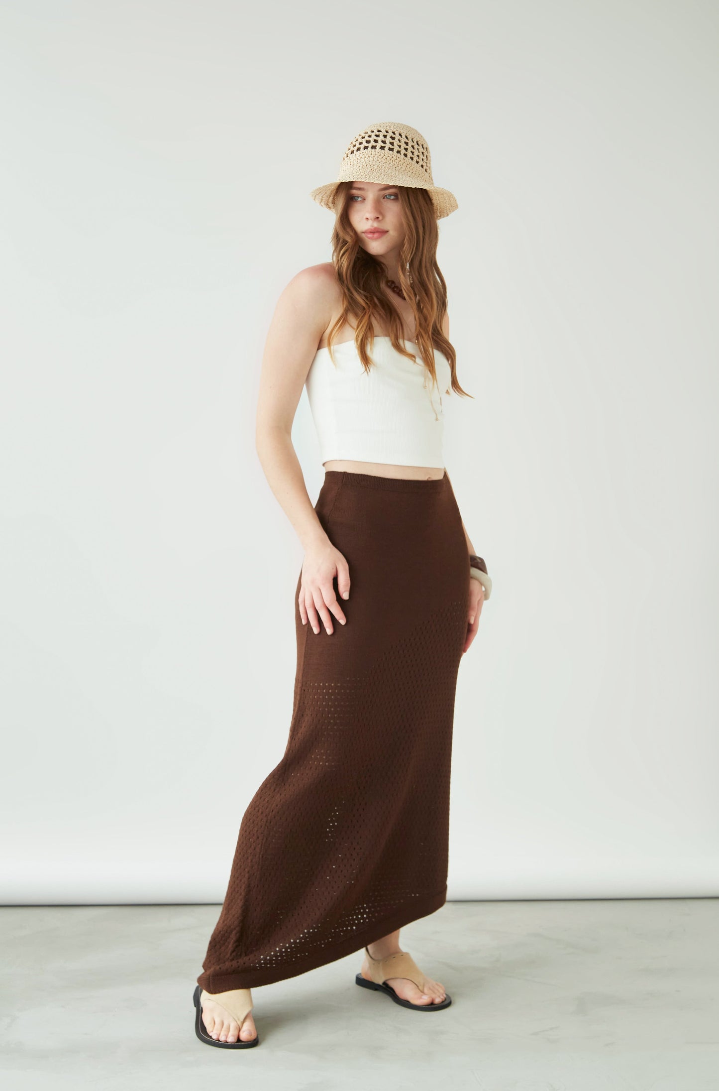 Falda Passion Marron