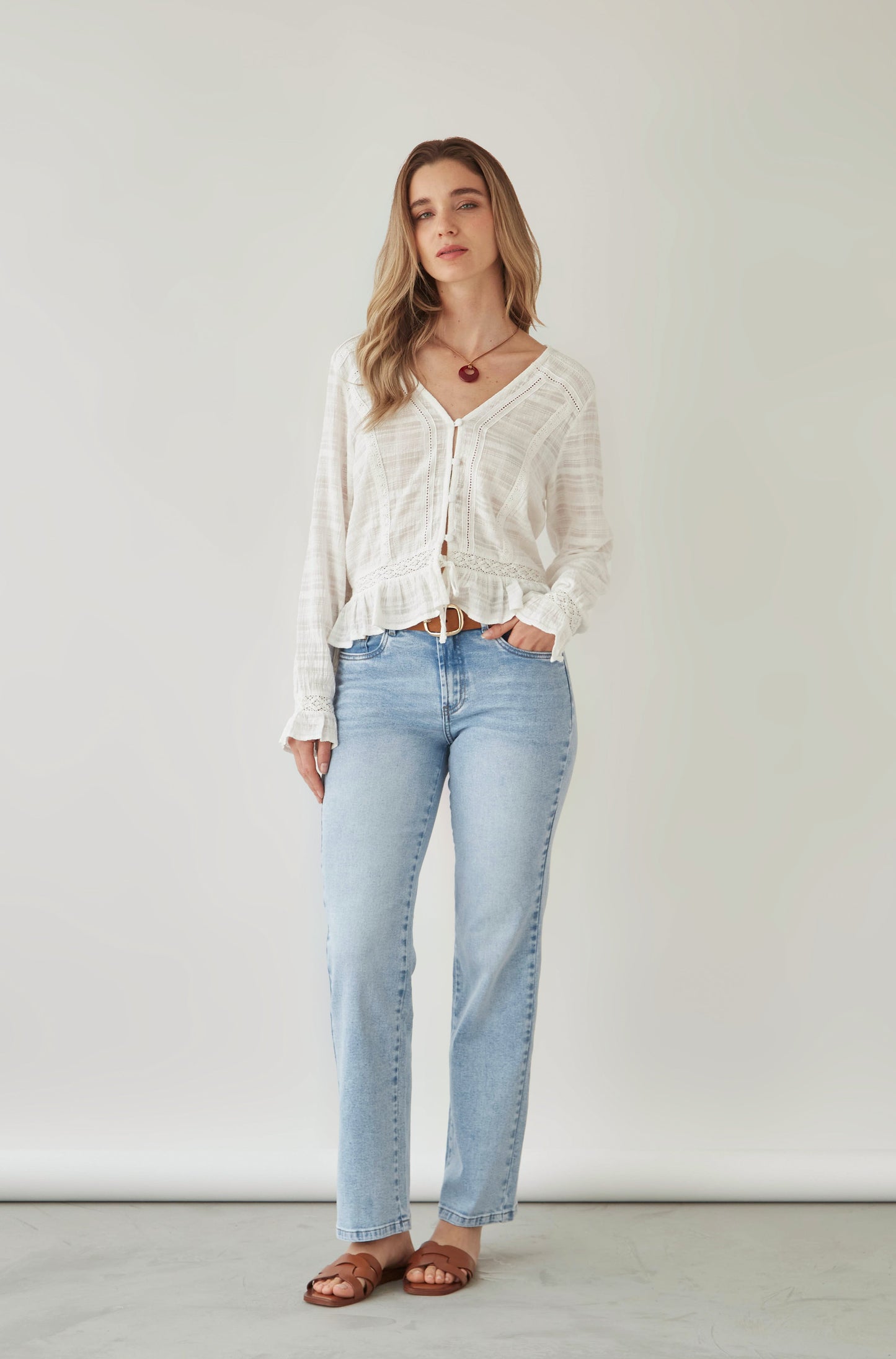 Blusa Natalia Off White