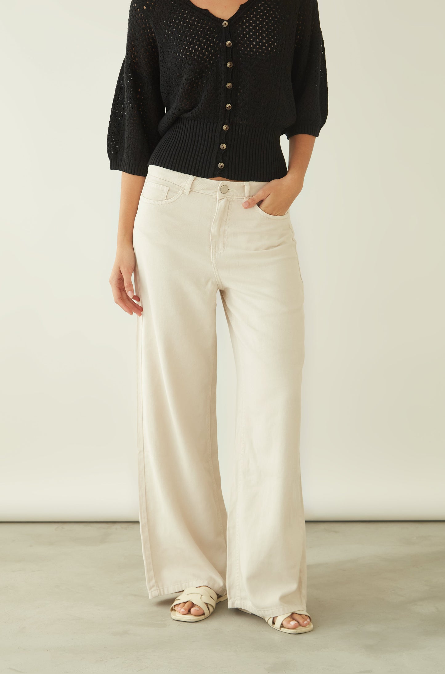 Pantalon Martina Drill Beige