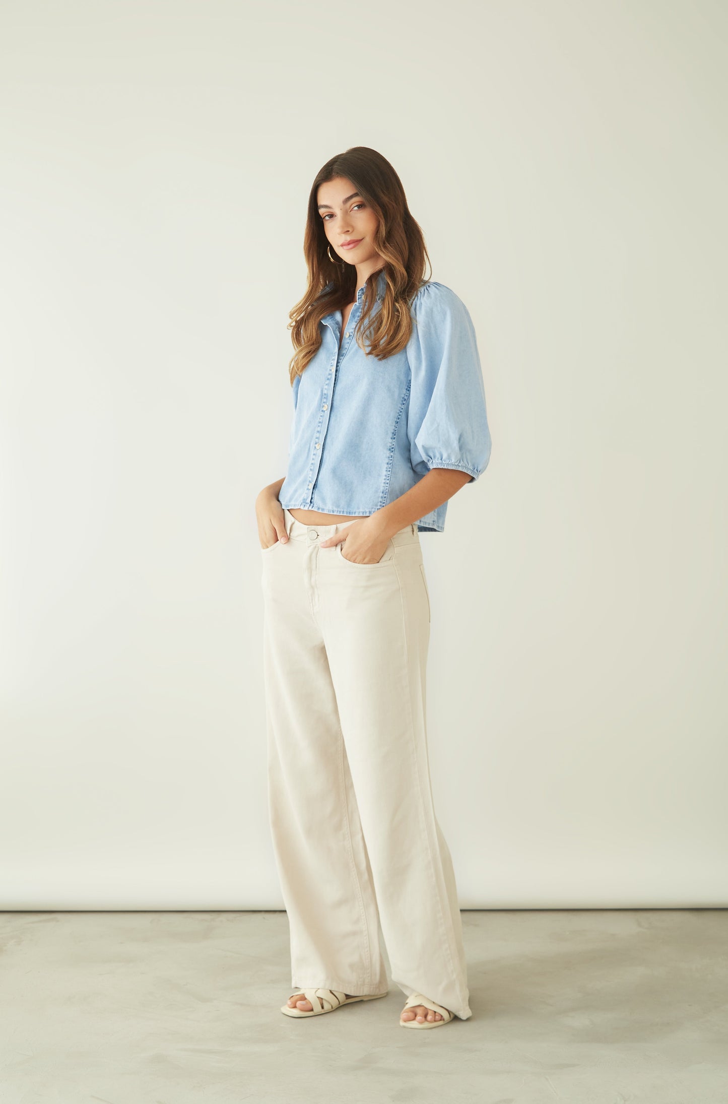Blusa Marrakech Celeste
