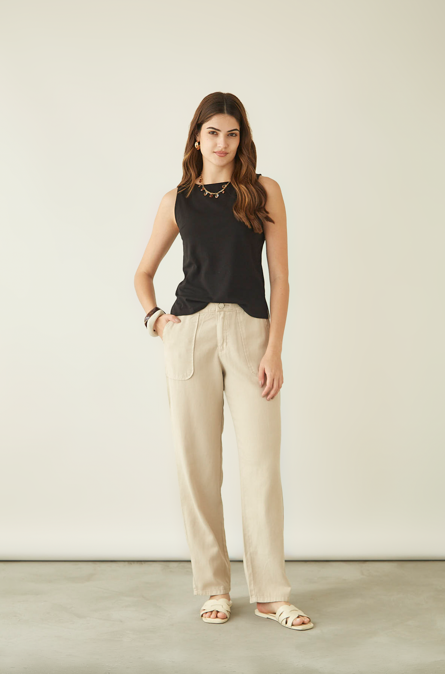 Pantalon Almeria Beige