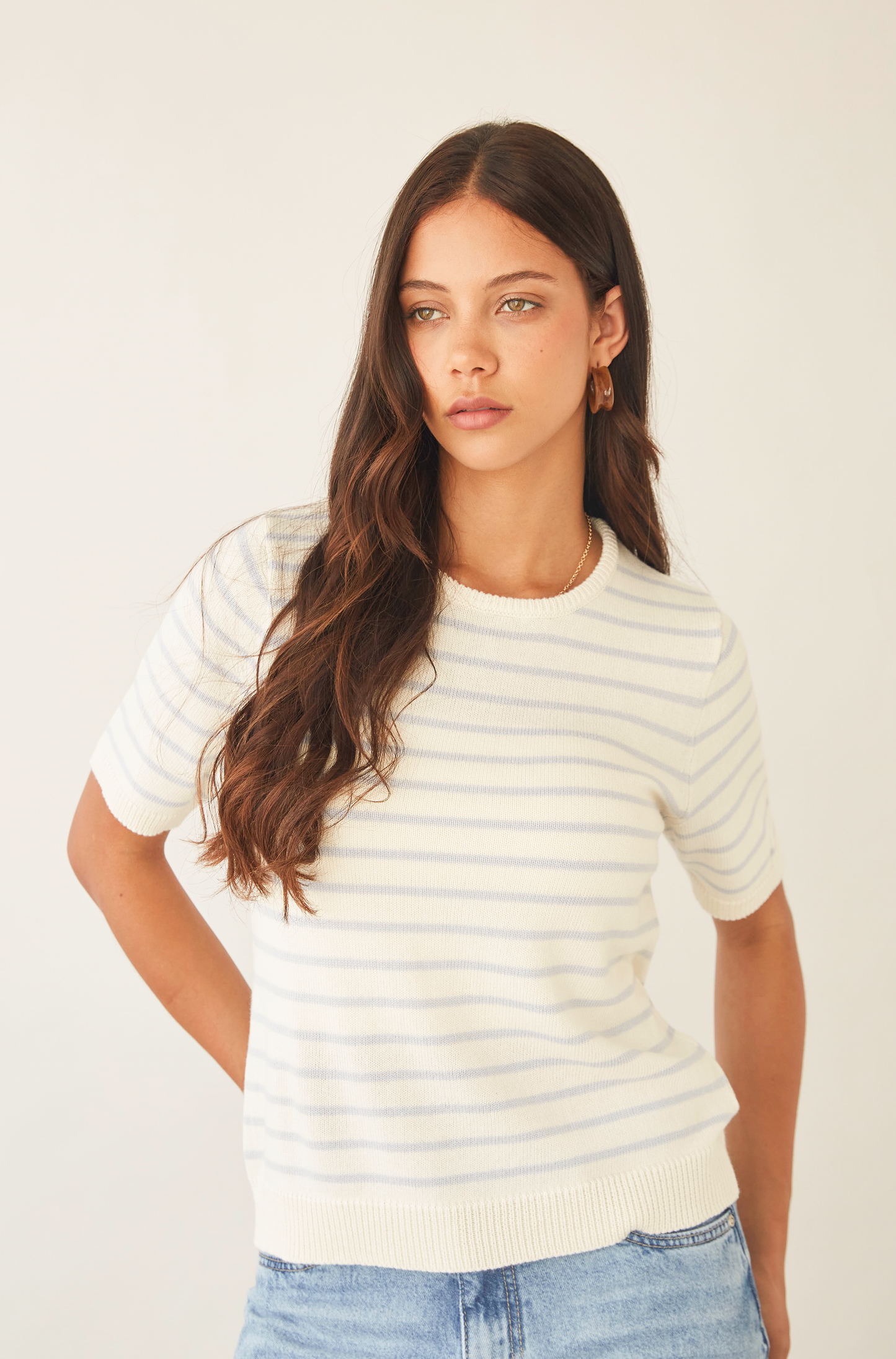 Blusa Filipa Celeste