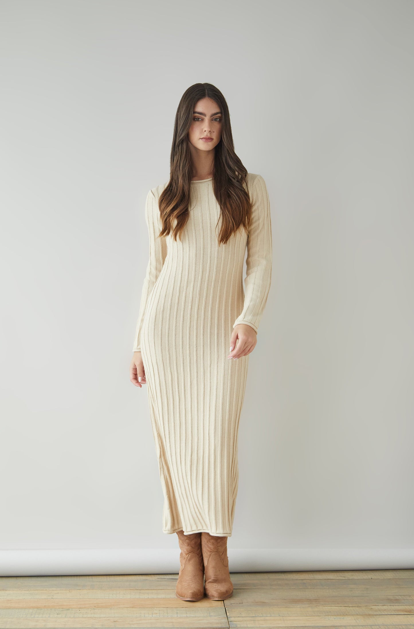 Vestido Piramar Beige