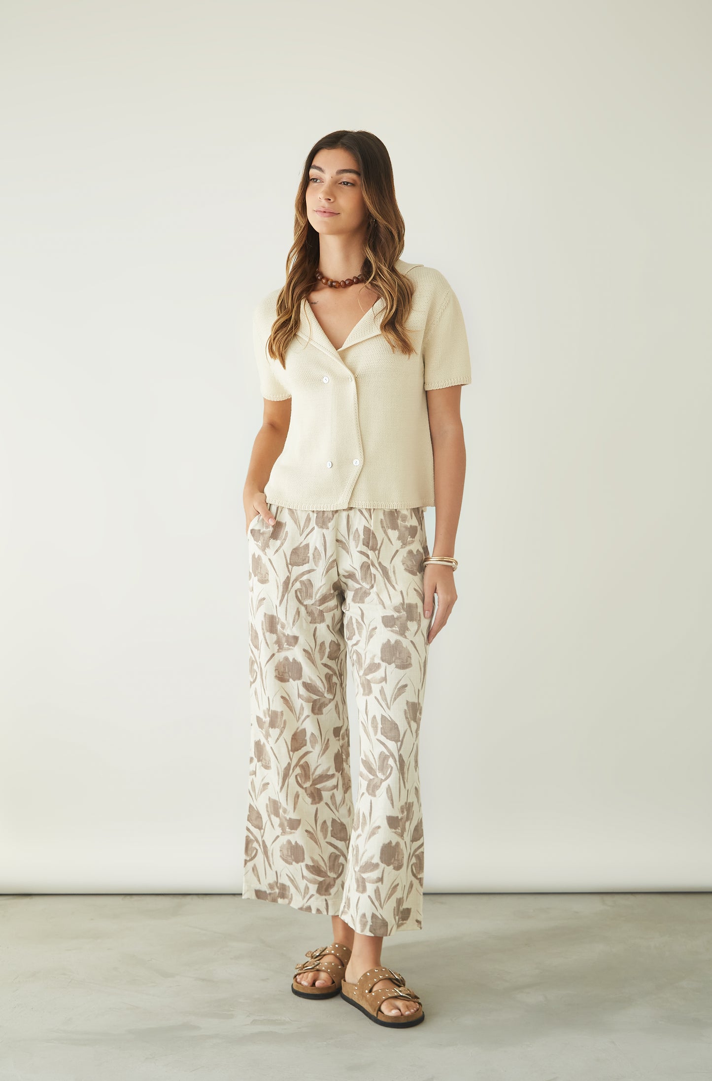 Blusa Raiz Crema